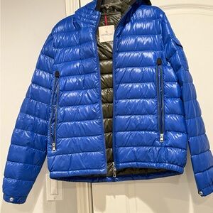 Moncler Men's Vibrant Blue Puffer Coat